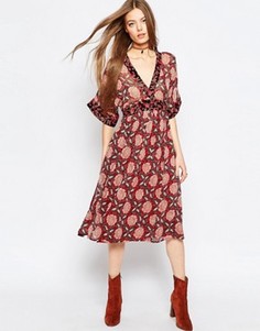 Комбинируемое платье миди ASOS - Мульти