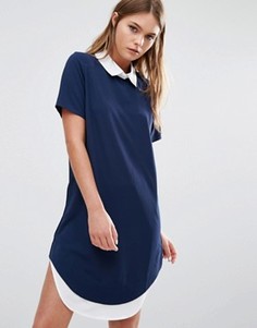 Платье-рубашка 2 в 1 Fashion Union - Синий