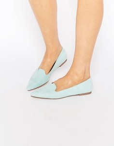 Балетки с острым носом ASOS LOUISIANA - Зеленый