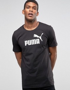 Черная футболка с логотипом Puma No.1 83185401 - Черный