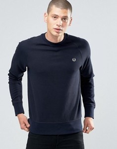 Темно-синий свитшот с рукавами реглан Fred Perry - Темно-синий