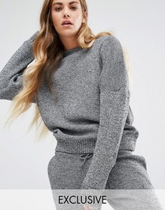 Свободный трикотажный джемпер Seint Co-Ord - Серый