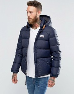Стеганая дутая куртка со съемным капюшоном Penfield Bowerbridge - Темно-синий