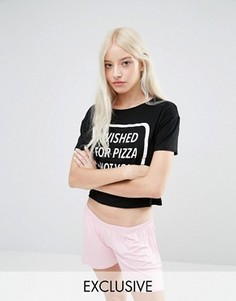 Пижама с принтом Wished For Pizza Adolescent Clothing - Мульти