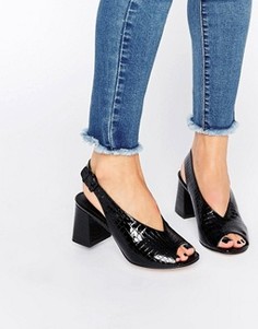 Босоножки на каблуке ASOS HOLLIE - Черный