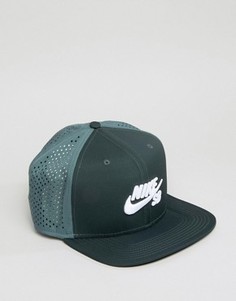 Зеленая кепка с перфорацией Nike SB 629243-364 - Зеленый