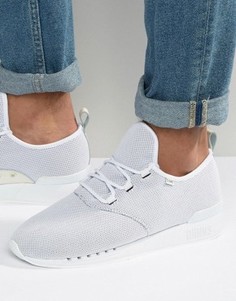 Белые кроссовки Djinns Moc Lau Perfo - Белый