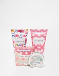 Мини-набор для ухода за кожей рук Vintage &amp; Co Fabric &amp; Flowers - Бесцветный Beauty Extras