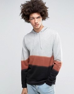 Серое меланжевое худи ASOS - Серый