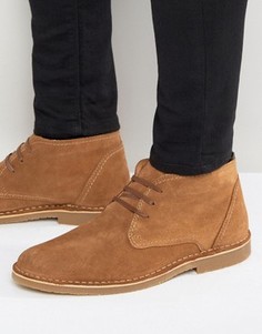 Теплые замшевые ботинки Selected Homme Royce - Рыжий