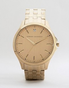 Золотистые часы из нержавеющей стали Armani Exchange AX2167 - Золотой