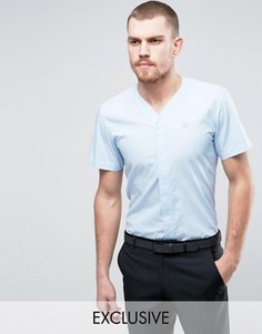 Hart Hollywood Slim Short Sleeve V Neck Shirt - Синий