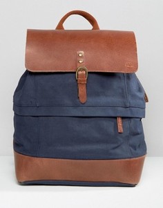 Темно-синий рюкзак с кожаной отделкой Timberland - Темно-синий