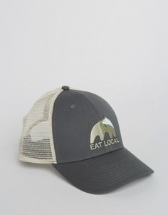 Patagonia Eat Local Trucker Cap In Grey - Серый