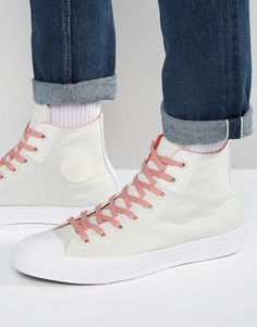 Белые тканые высокие кеды Converse Chuck Taylor All Star II 155534C - Белый