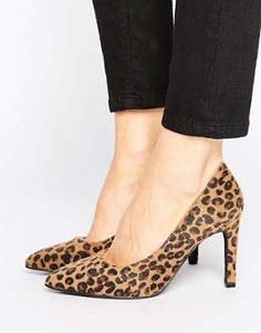 Туфли на каблуке с леопардовым принтом Pimkie - Коричневый
