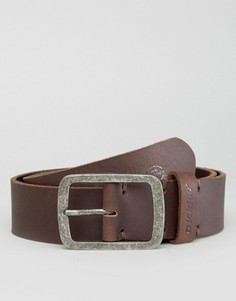 Кожаный ремень Dickies Eagle Lake - Коричневый