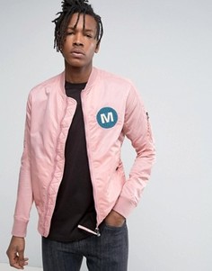 Maharishi MA1 Bomber Jacket In Pink - Розовый