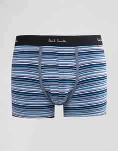 Темно-синие боксеры-брифы в классическую полоску Paul Smith - Синий