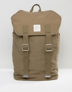 Jack Wills Coleridge Tracker Backpack Khaki - Зеленый