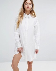 Native Youth Snowburst Shirt Dress - Белый