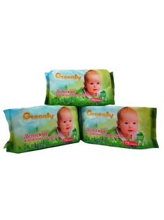 Влажные салфетки Greenty