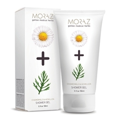 MORAZ Гель для тела очищающий на экстрактах граната и горца PREMIUM BEAUTY MORAZ+ (премиальный уход) 150 мл