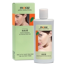 MORAZ Шампунь по уходу за нормальными и жирными волосами на основе травяных экстрактов 250 мл