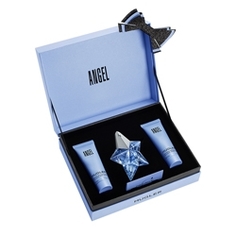 MUGLER Подарочный набор Angel Парфюмерная вода 25 мл (заправляемый флакон) + Лосьон для тела 50 мл + Гель для душа 50 мл