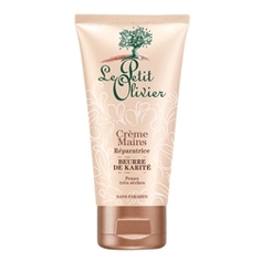 LE PETIT OLIVIER Крем для рук восстанавливающий для сухой кожи с маcлом Карите 75 мл