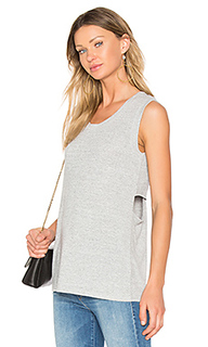 Faded crew neck tank - Bobi