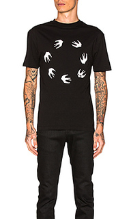 Футболка с опущенными плечами - McQ Alexander McQueen