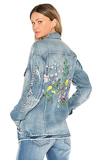 Embellished oversized denim jacket - ei8ht dreams