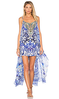 Mini dress with overlay - Camilla