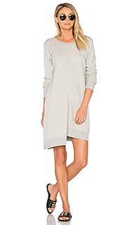 Shrunken gusset sweatshirt dress - Wilt