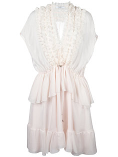 прозрачное платье с рюшами Givenchy