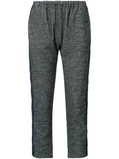 укороченные брюки с эластичным поясом Engineered Garments