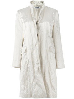 однобортное пальто Jil Sander