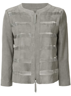 куртка с прозрачными полосами Armani Collezioni