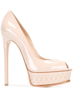 туфли с открытым носом Casadei