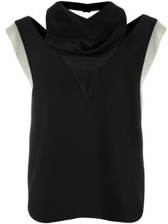 топ с вырезными деталями Lanvin