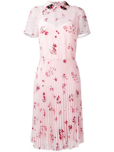 платье-рубашка с цветочным рисунком Red Valentino