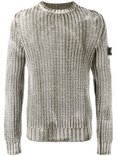 вязаный джемпер в рубчик Stone Island
