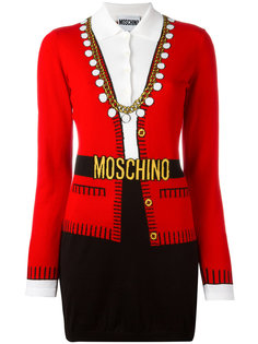 платье с эффектом "тромплей" Moschino