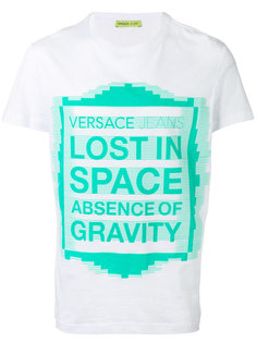 slogan T-shirt Versace Jeans