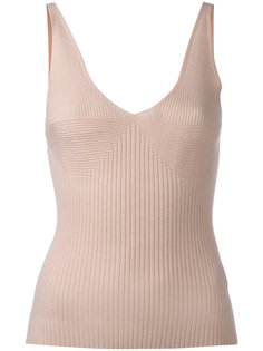 трикотажный топ в рубчик T By Alexander Wang