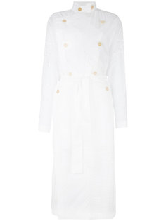 wrap floral lace dress Loewe