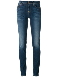 light-wash skinny jeans 7 For All Mankind