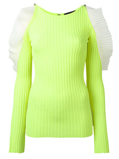 cut-out ruffle jumper  David Koma