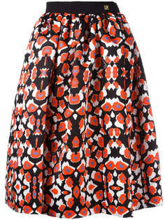patterned pleated skirt Cavalli Class